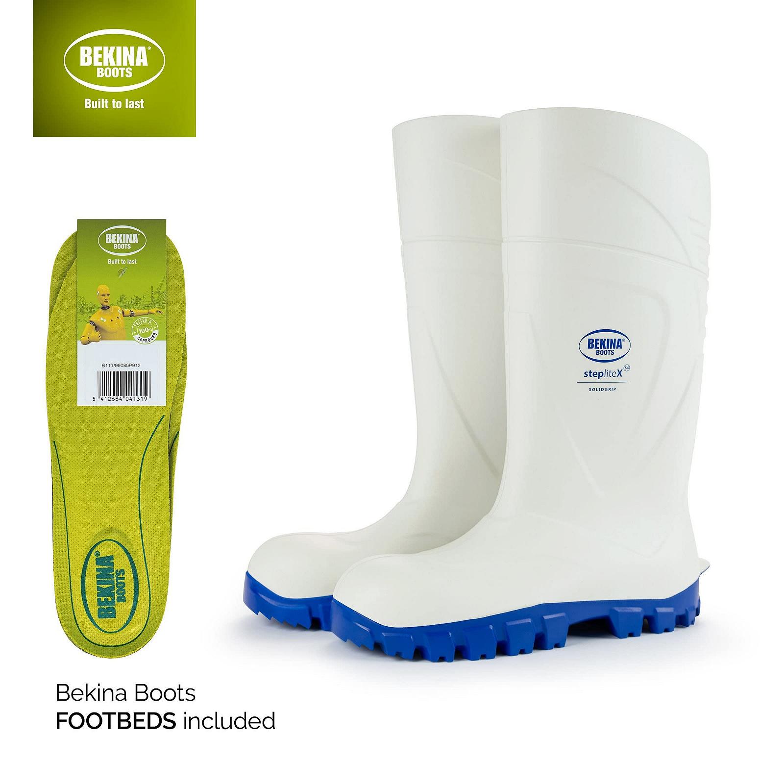 Чоботи Robust Захисні Сталевий підносок Нековзні Білі EU 47, фото №4