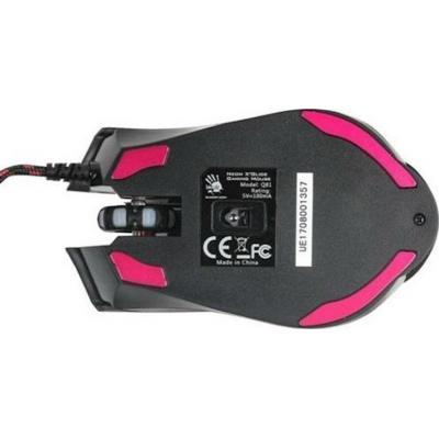 Комп'ютерна мишка A4Tech Bloody Q81 Neon XGlide Curve Black, фото №4