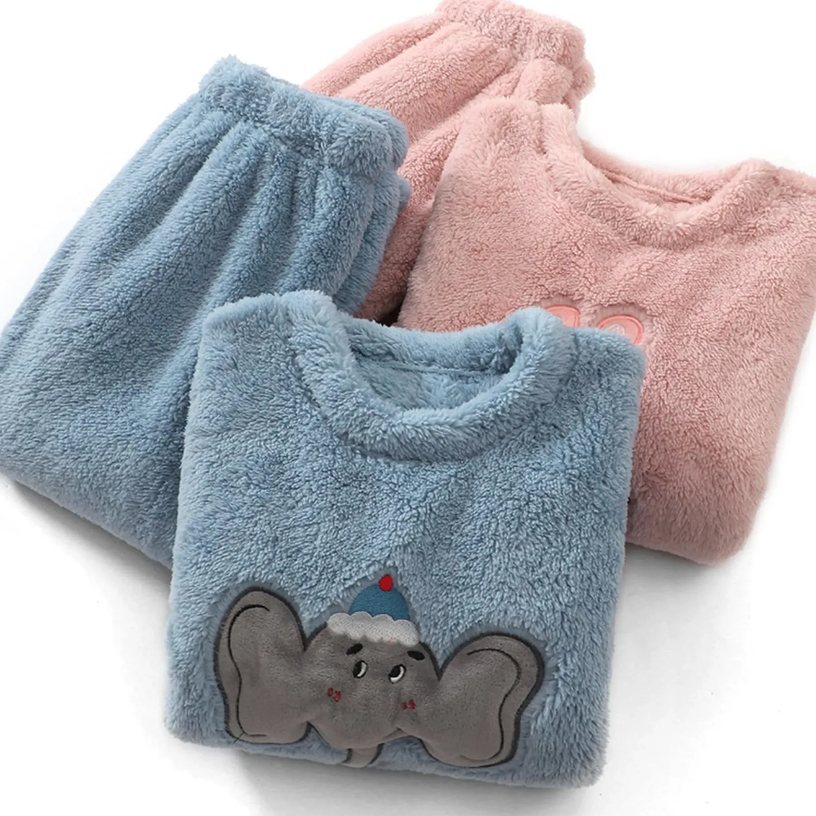 Фланелева піжама для малюків ANIMQUE, осінь-зима, тепла, фото №7