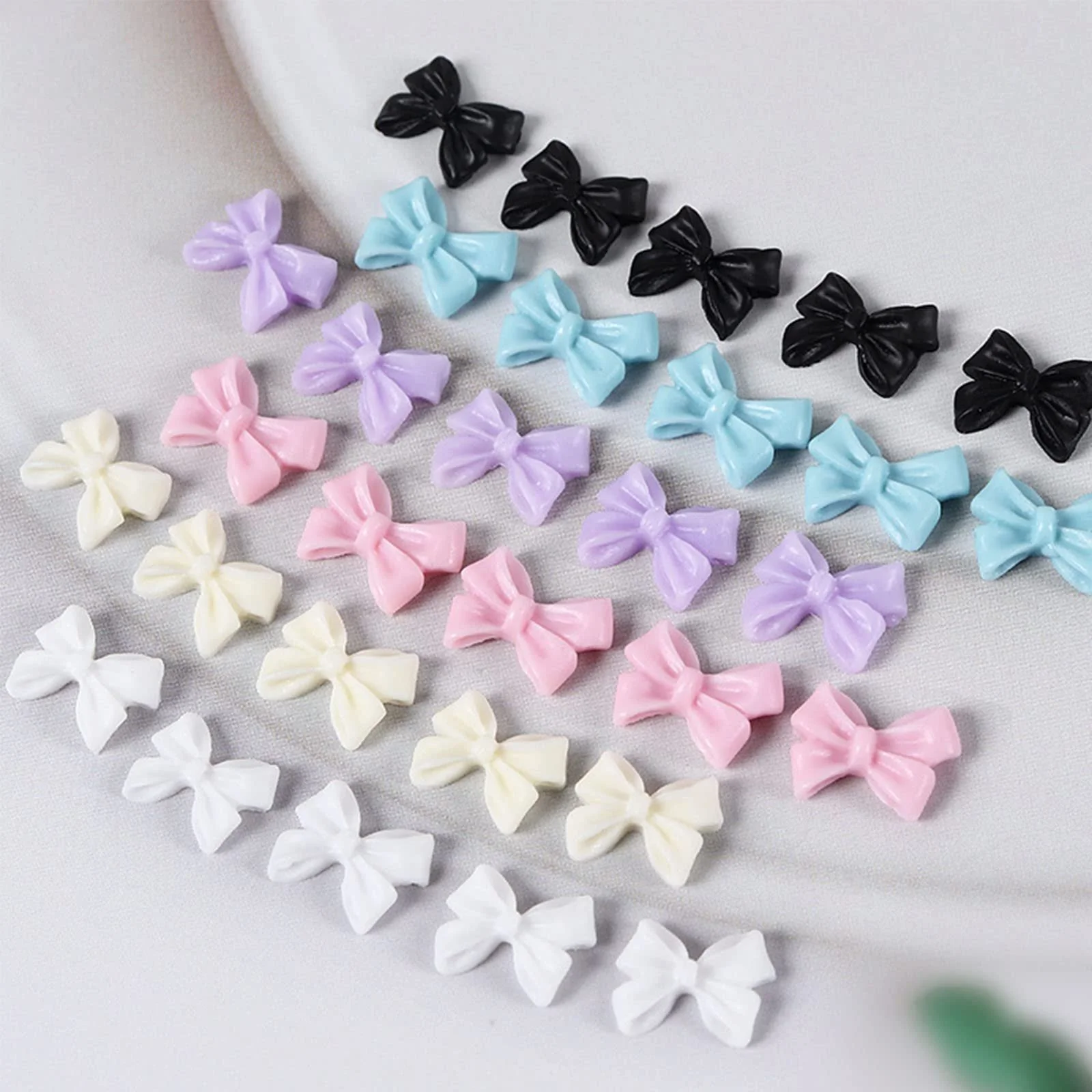 Украшения для ногтей Бант Красный Простой бант 3D 30 шт, фото №2