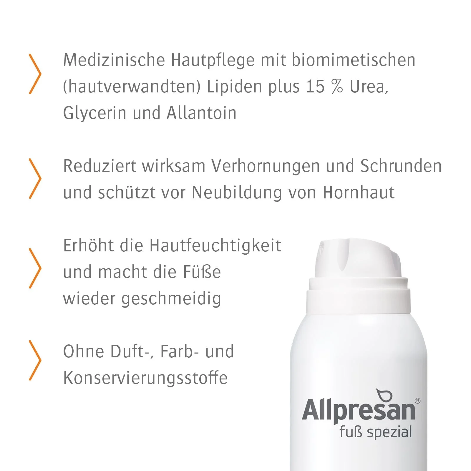 Крем-пена для ног Allpresan Foot Special No. 4 против мозолей и трещин 200 мл (2 шт.), фото №3