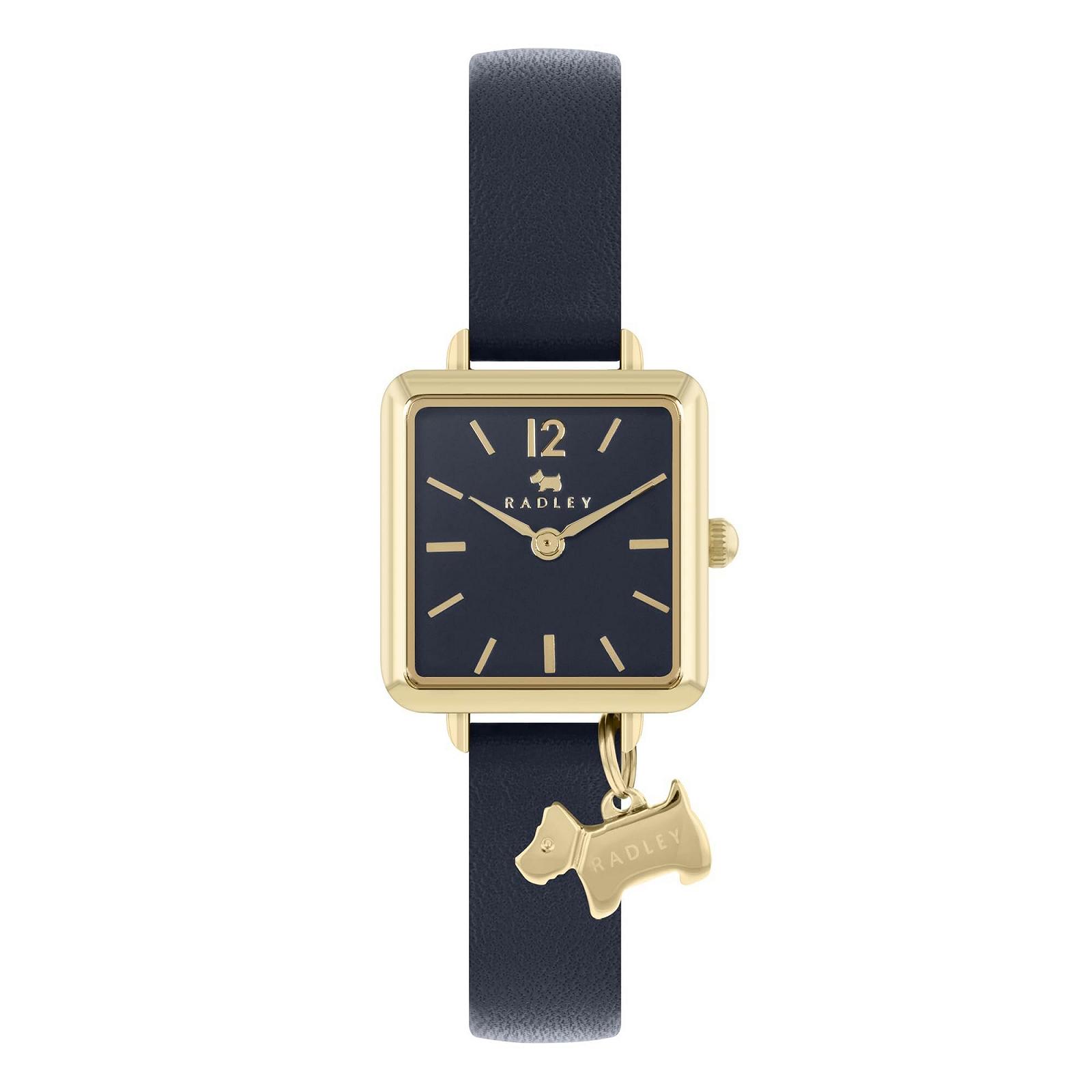 Жіночий аналоговий кварцовий годинник RADLEY RY21370 зі шкіряним ремінцем, чорнильний, браслет, фото №1