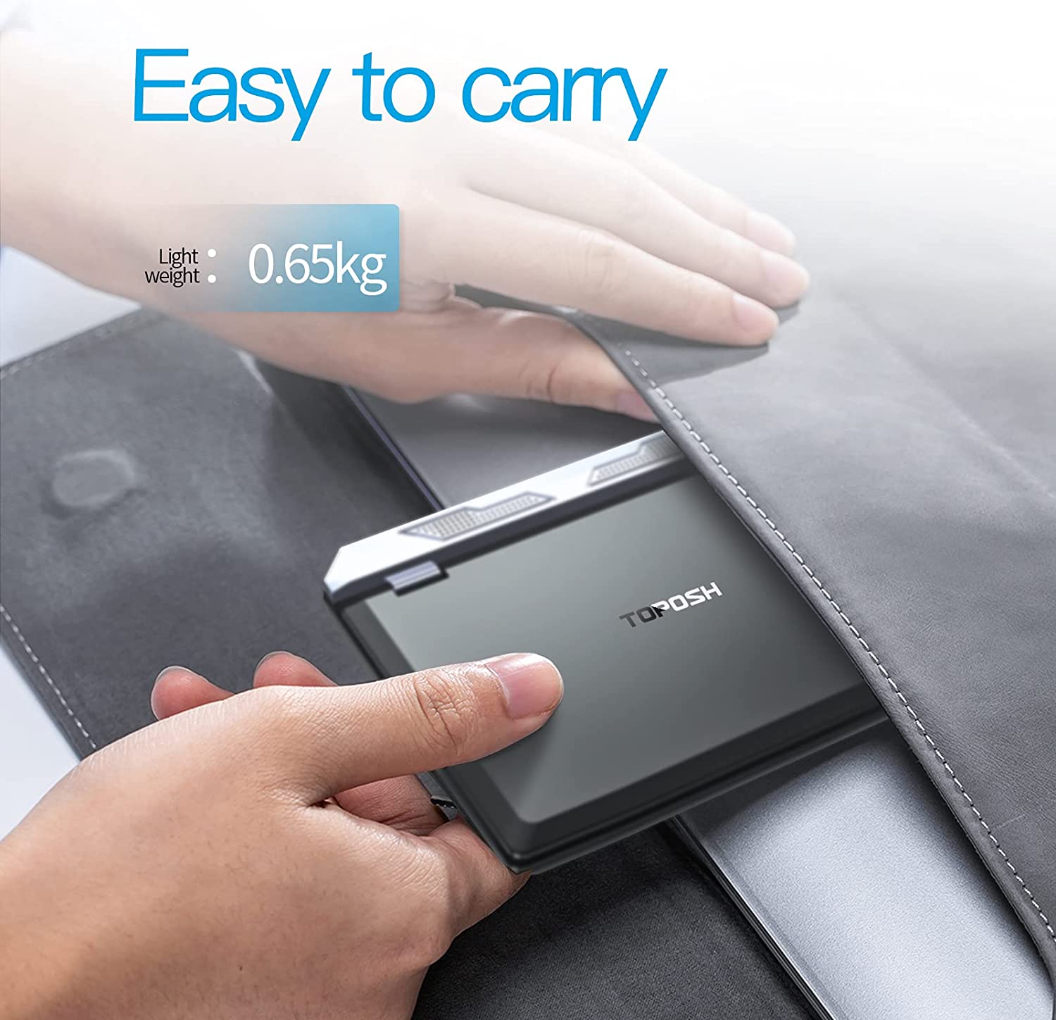 Сенсорний нетбук 7" Toposh T734558256 Intel Celeron J3455 RAM 8GB SSD 256GB Windows 11 Алюминиевой корпус (UKR), фото №6