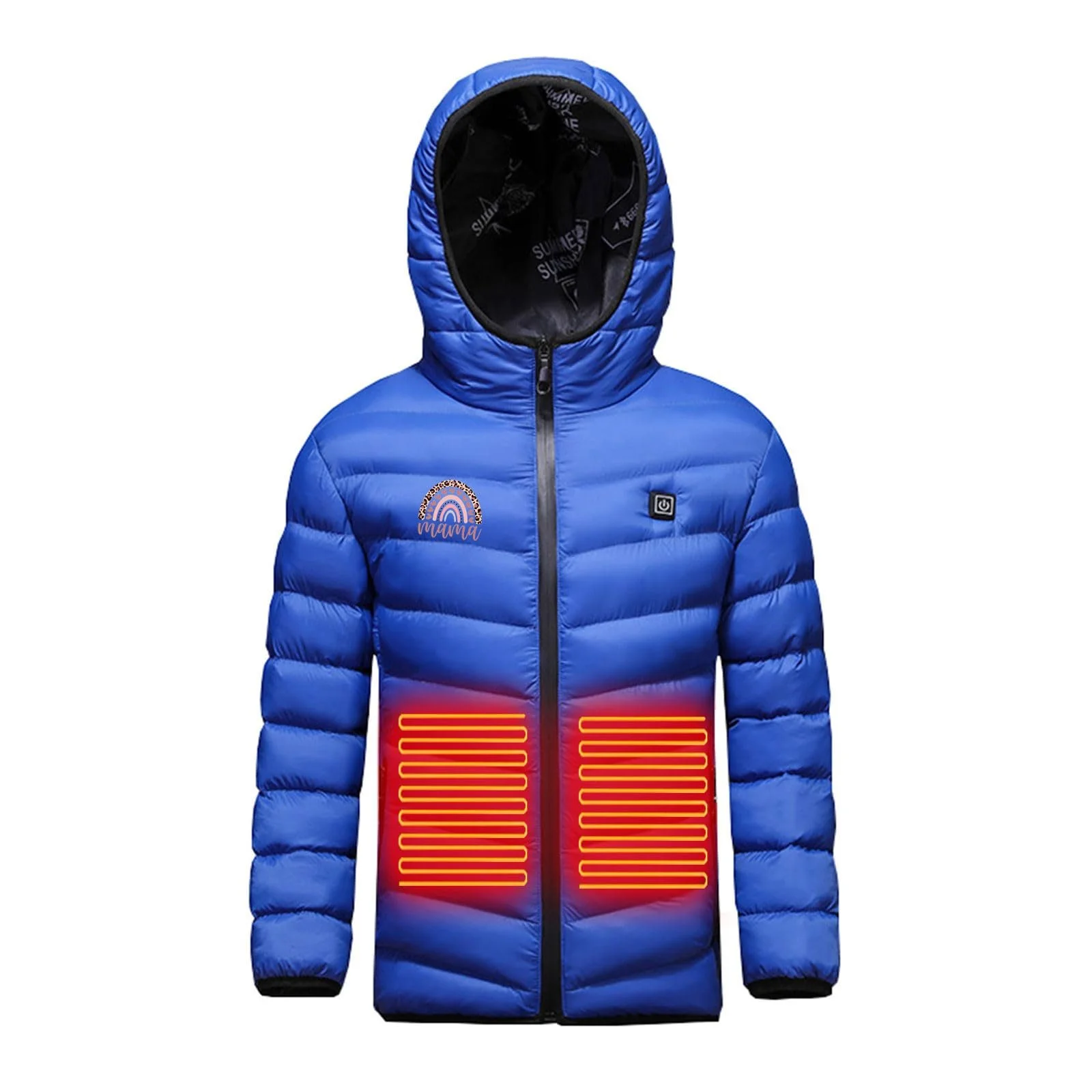 Куртка з електропідігрівом для дітей, дитяча з капюшоном з підігрівом, стьобана , 3 рівні температури, куртка з електропідігрівом, легка з підігрівом USB, фото №3 Куртка з електропідігрівом для дітей, дитяча з капюшоном з підігрівом, стьобана , 3 рівні температури, куртка з електропідігрівом, легка з підігрівом USB, фото №3