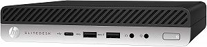 Мини ПК HP EliteDesk 800 G3 / Intel Core i5-7500T / RAM 16GB / SSD 512GB / LAN / Wi-Fi / Bluetooth / Windows 11 / Черный synthetic.ua - Фото 1