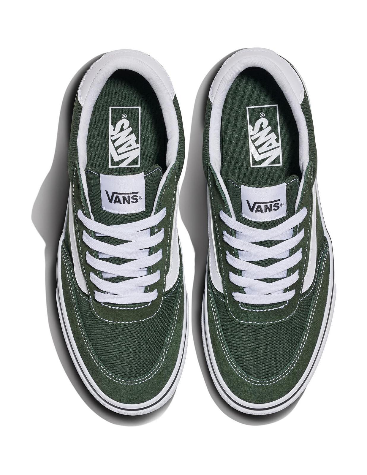 Кросівки Vans Brooklyn Block Canvas Зелений, фото №5