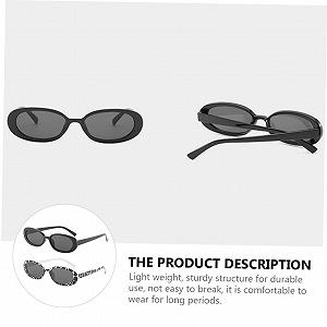 Сонцезахисні окуляри овальні VALICLUD Чорний synthetic.ua - Фото 1