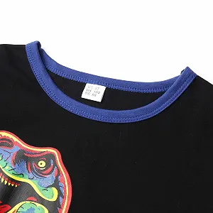 Комплект пижамный Dinopjs для мальчиков, с короткими рукавами, топы и шорты synthetic.ua - Фото 1