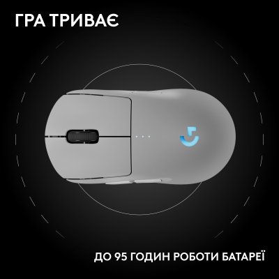 Мышка Logitech G Pro 2 Lightspeed Wireless White (910-007302), фото №12