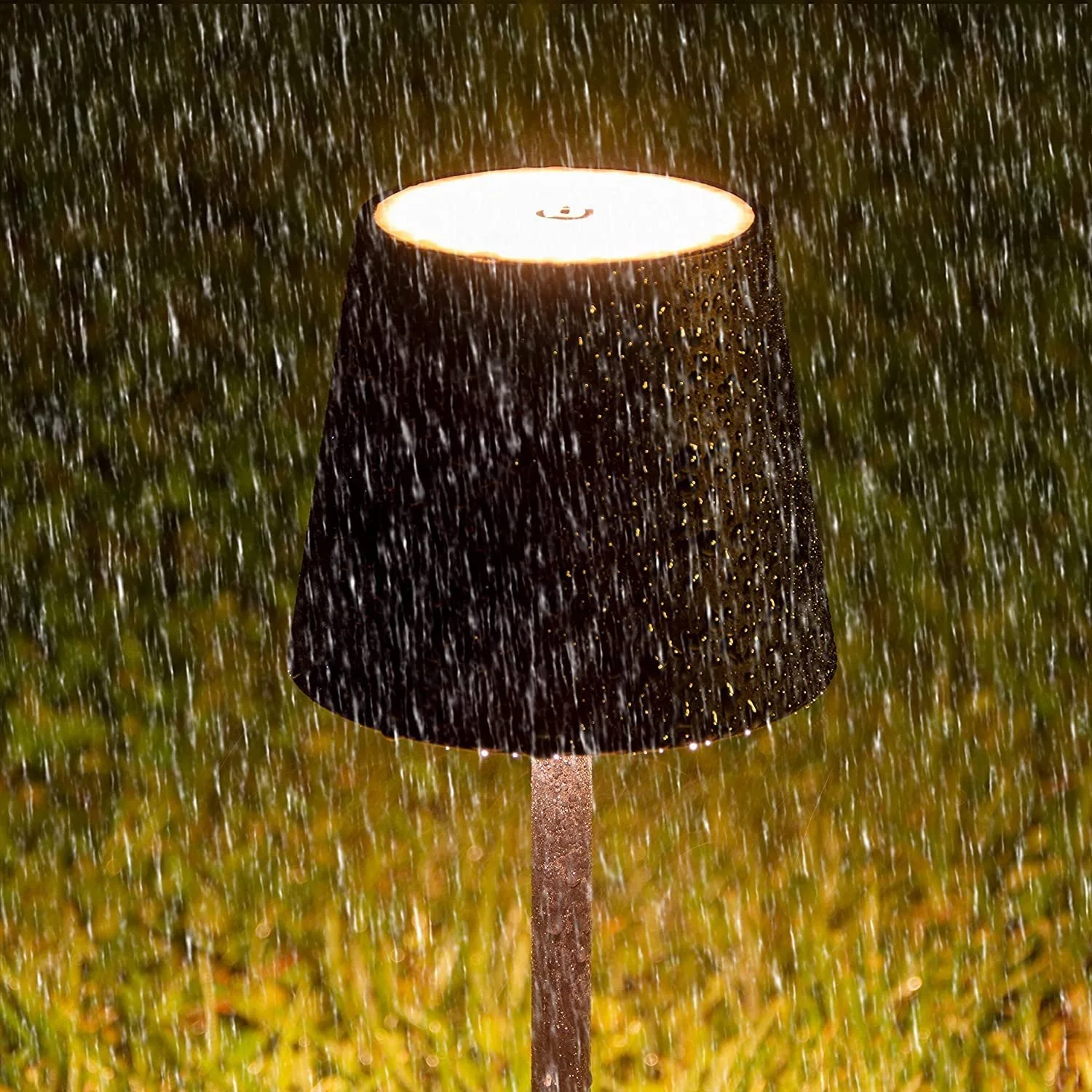 Настільна лампа LED для читання та робочого столу бездротова акумуляторна бронза, фото №9