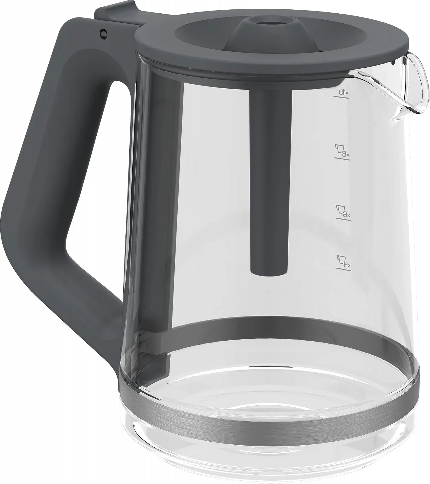 Фільтр-кавоварка GRUNDIG KM 7340 1150 Вт 1.25 л Темна нержавіюча сталь, фото №6