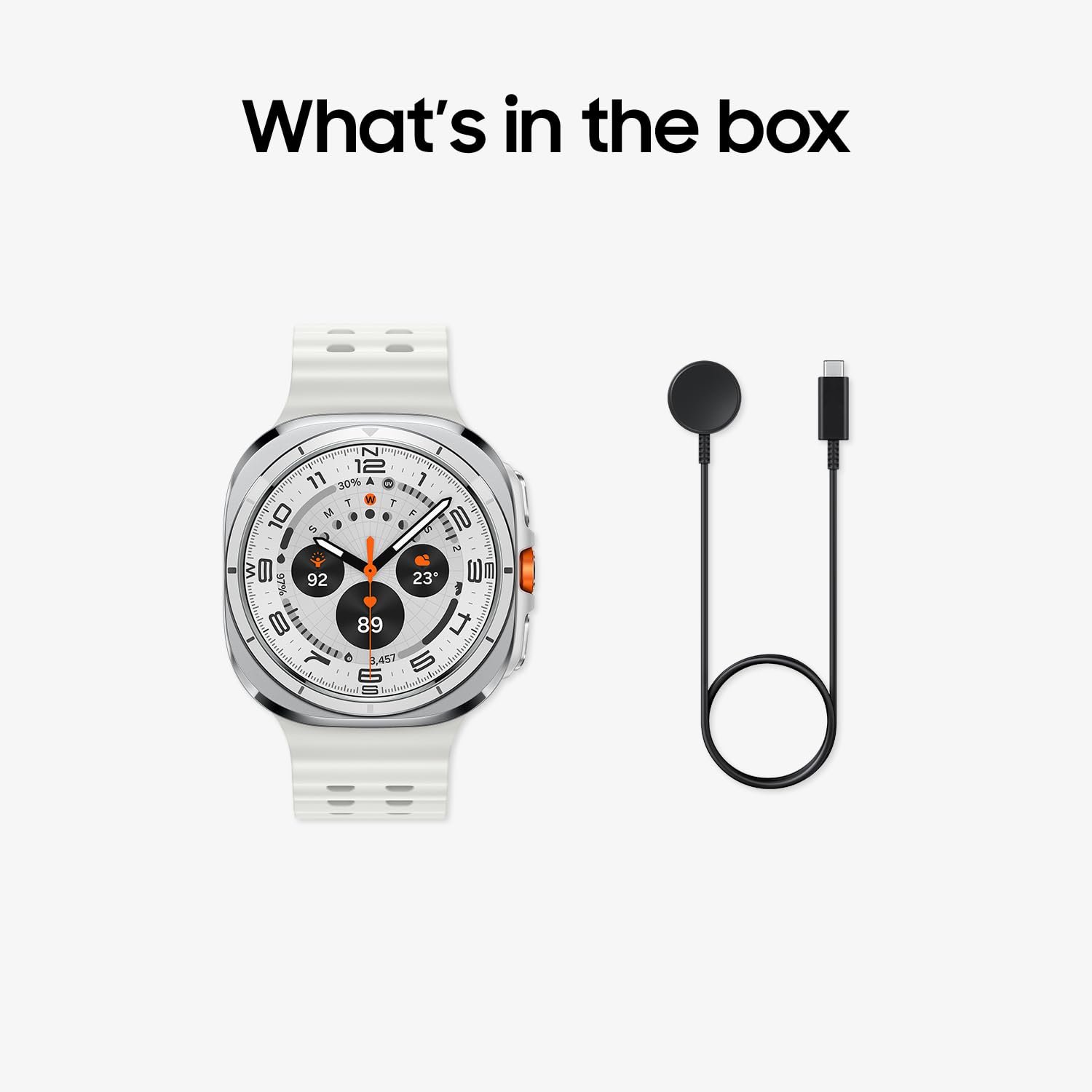 Смарт-годинник Samsung Galaxy Watch Ultra (2025) 47 мм, Titanium White, фото №18