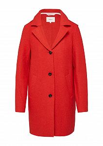 Пальто s.Oliver з короткої вовни без підкладки з відкритими краями - Фото 1