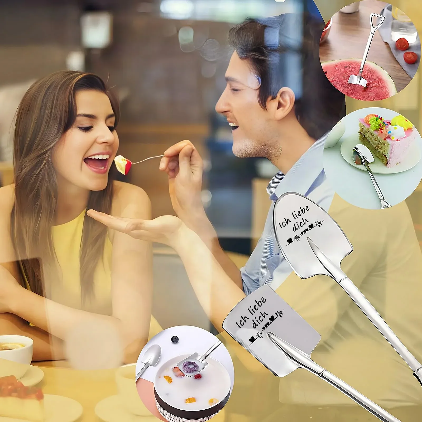 Ложка I Love You Подарунки для пар, 2 шт., фото №2