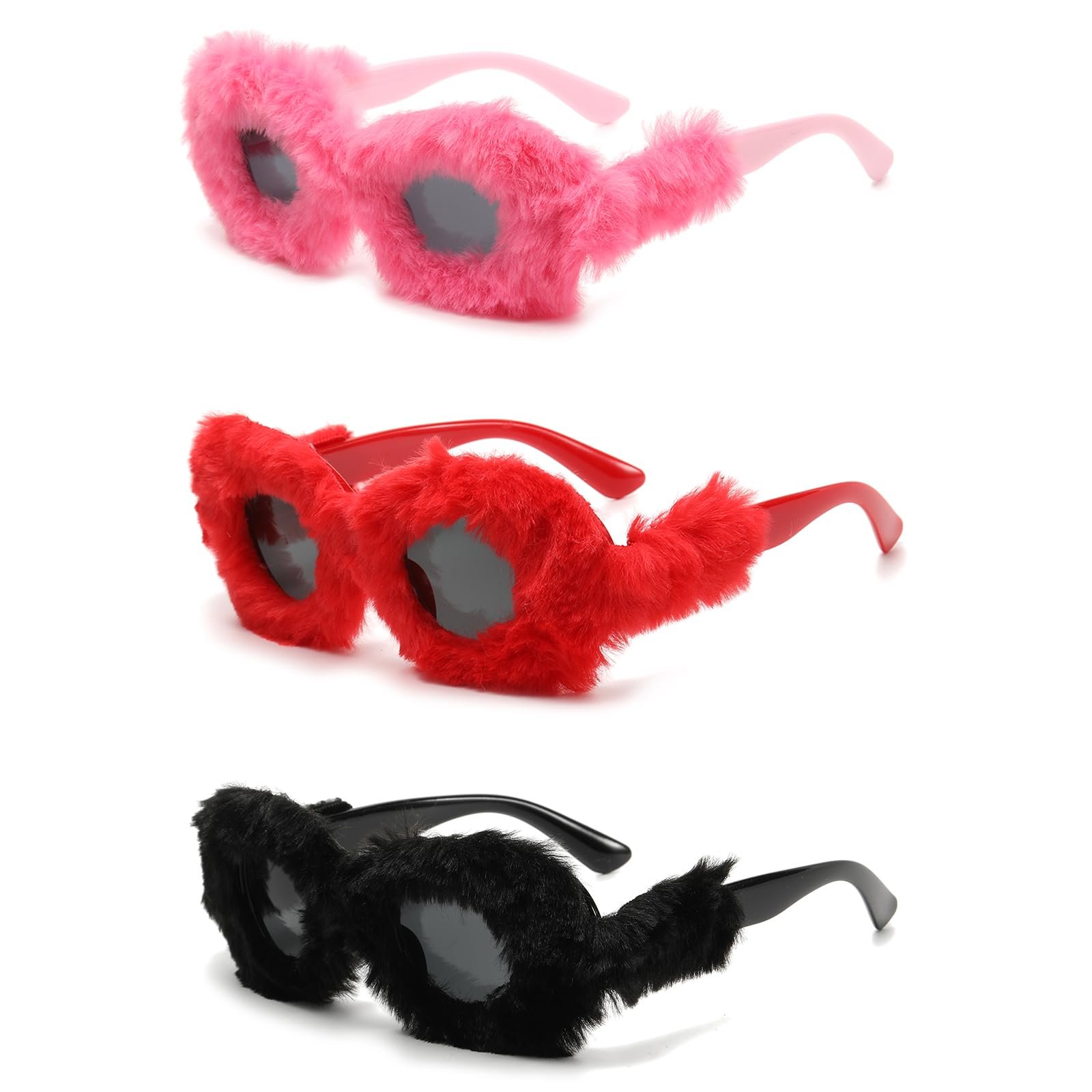 Сонцезахисні Окуляри Котяче Око LJCZKA Плюшеві, фото №7