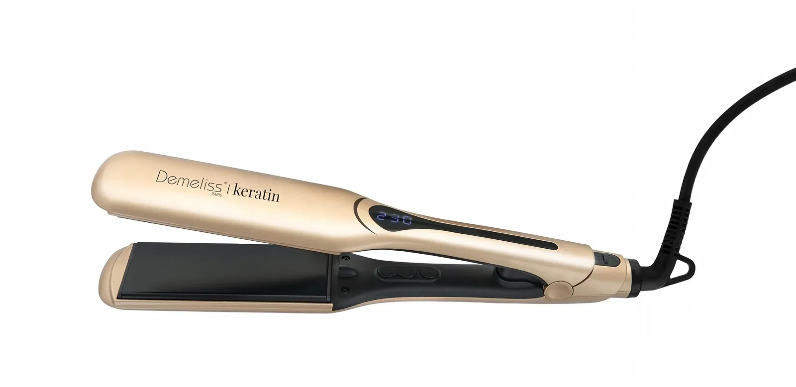Выпрямитель для волос Demeliss Saint Alge Kera-GOLD XL широкие пластины с кератином, фото №3 Выпрямитель для волос Demeliss Saint Alge Kera-GOLD XL широкие пластины с кератином, фото №3