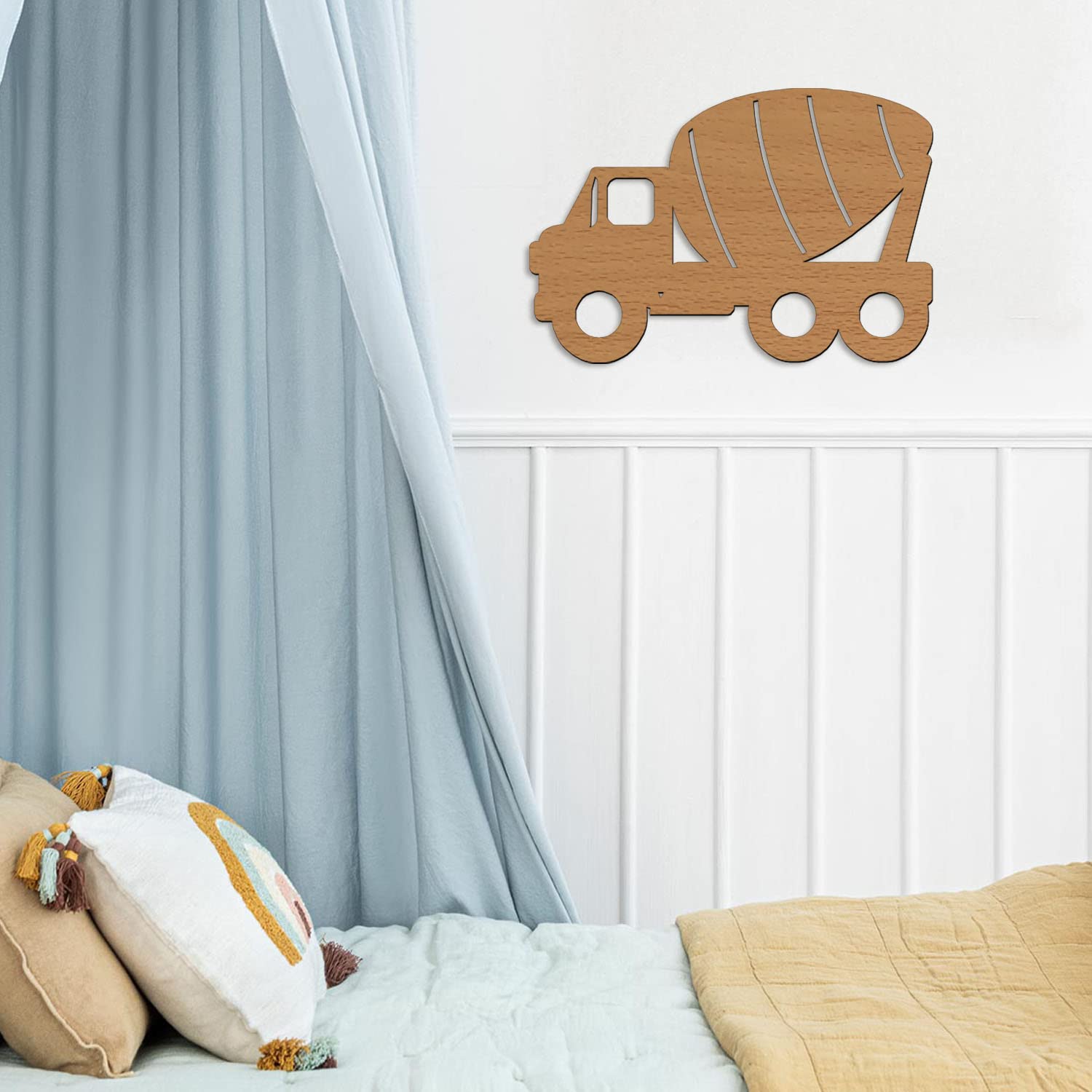 Настенный светильник Concrete Mixer Vehicle I Night Light Children's Room MDF Wood Battery Operated, фото №5 Настенный светильник Concrete Mixer Vehicle I Night Light Children's Room MDF Wood Battery Operated, фото №5