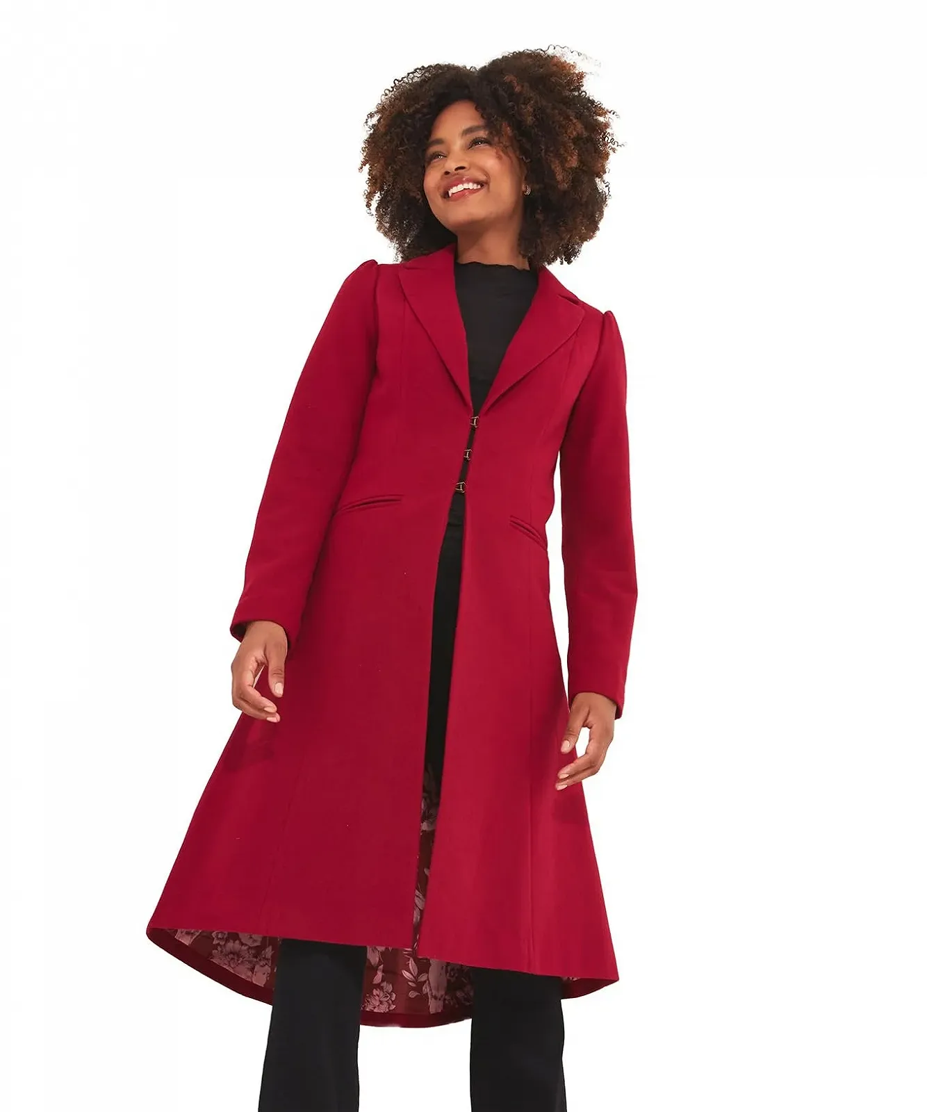 Пальто Joe Browns Классическое шерстяное пальто с баской, фото №1