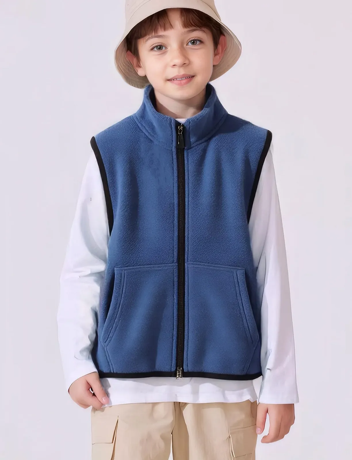 Жилет Флисовый FEOYA Детский Зимний для Мальчиков, фото №3