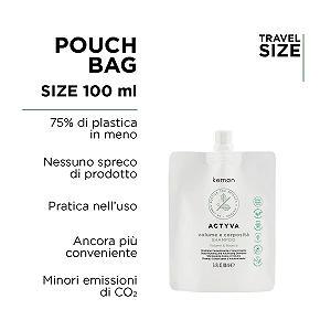 Шампунь Kemon Actyva Volume and Fullness для тонкого волосся з ефектом об'єму лляне насіння без силіконів 100 мл synthetic.ua - Фото 1