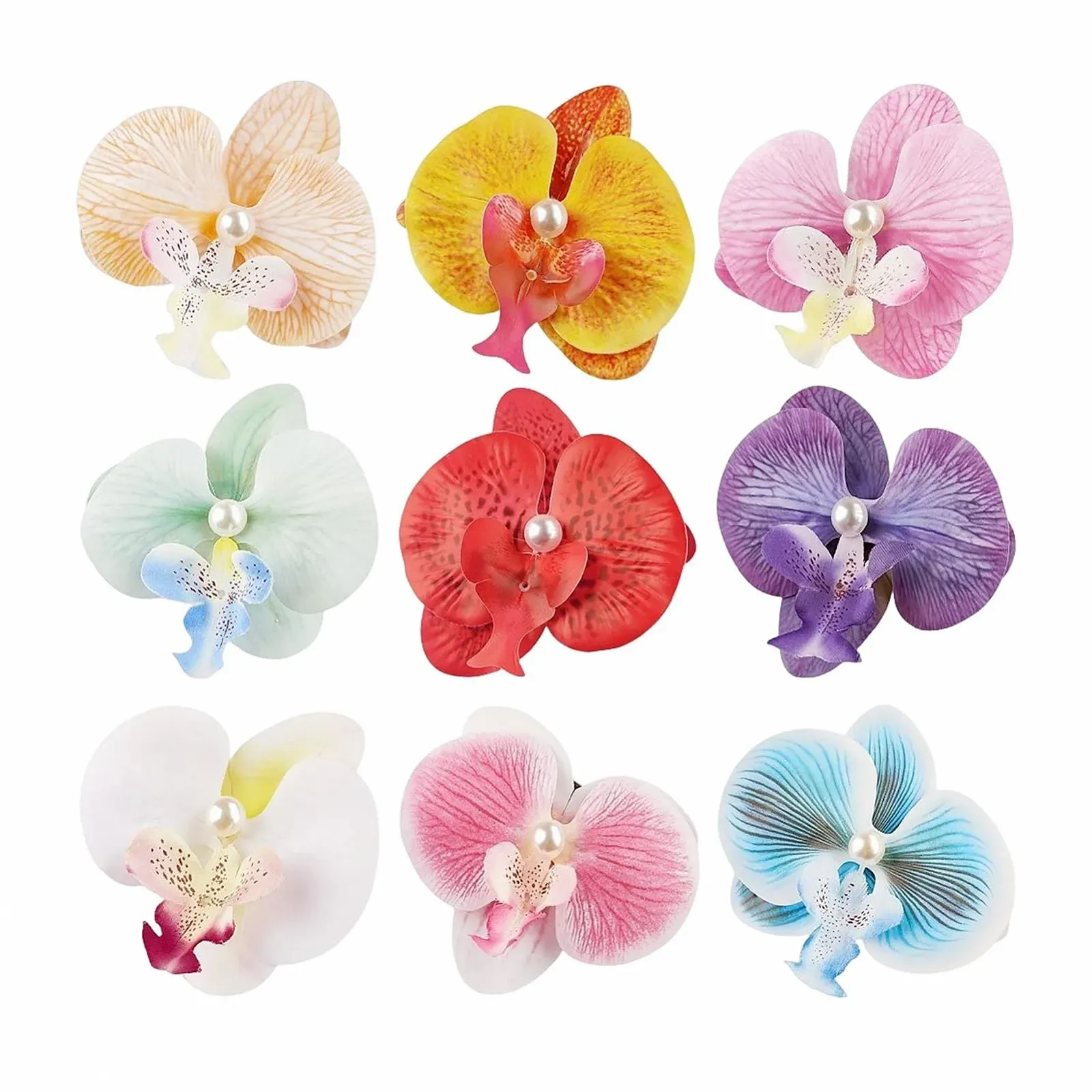 Заколка Цветок 9 шт, фото №8