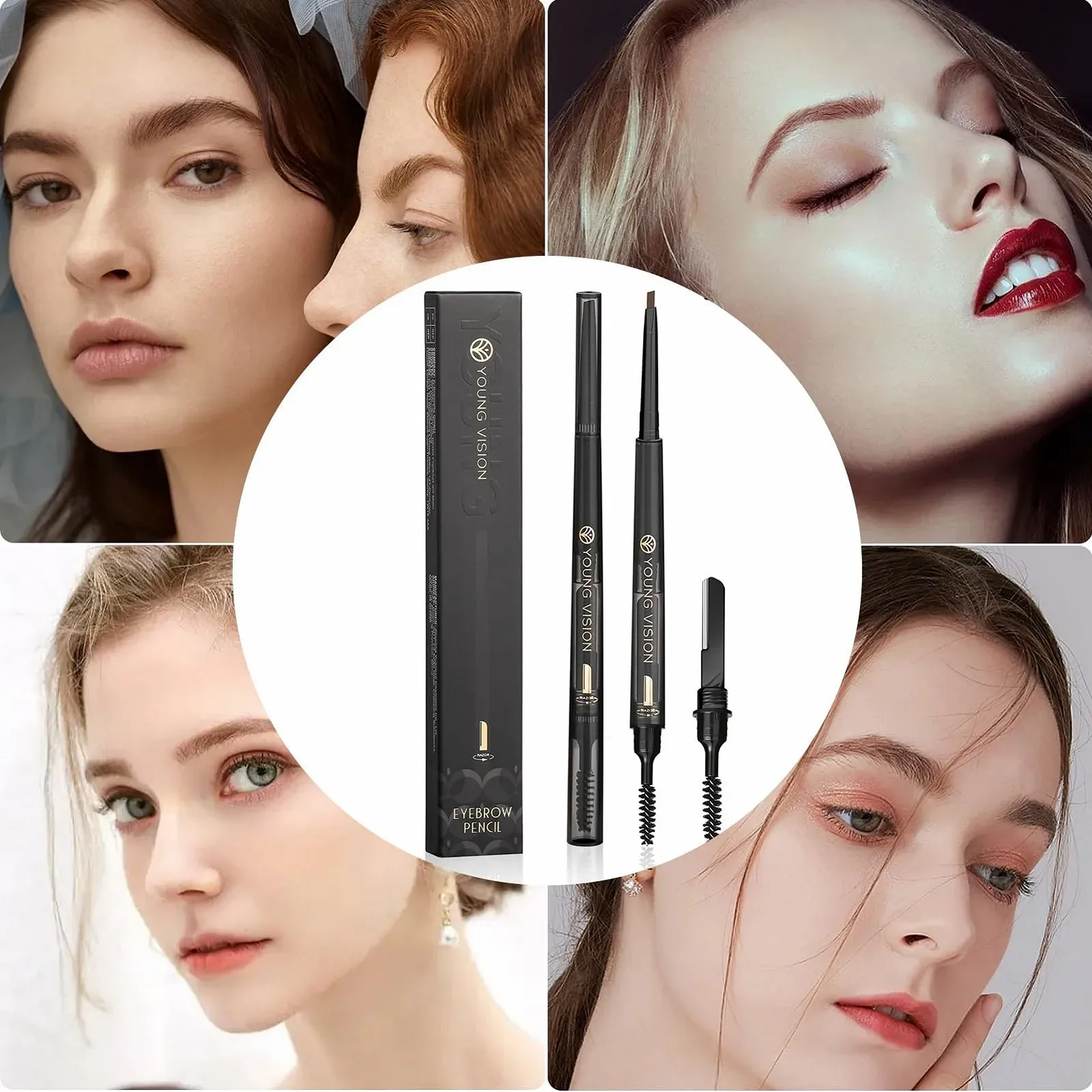 Подводка для бровей Klufo 3-в-1, фото №4