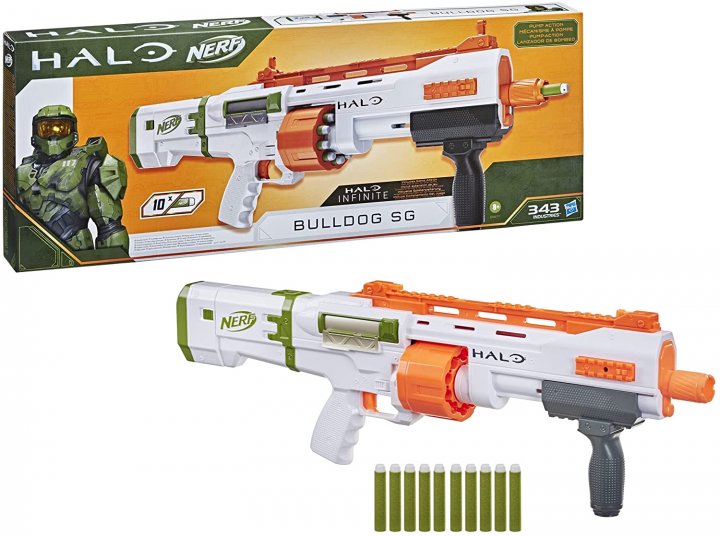 Бластер Nerf Halo Bulldog SG Hasbro E9271, фото №1