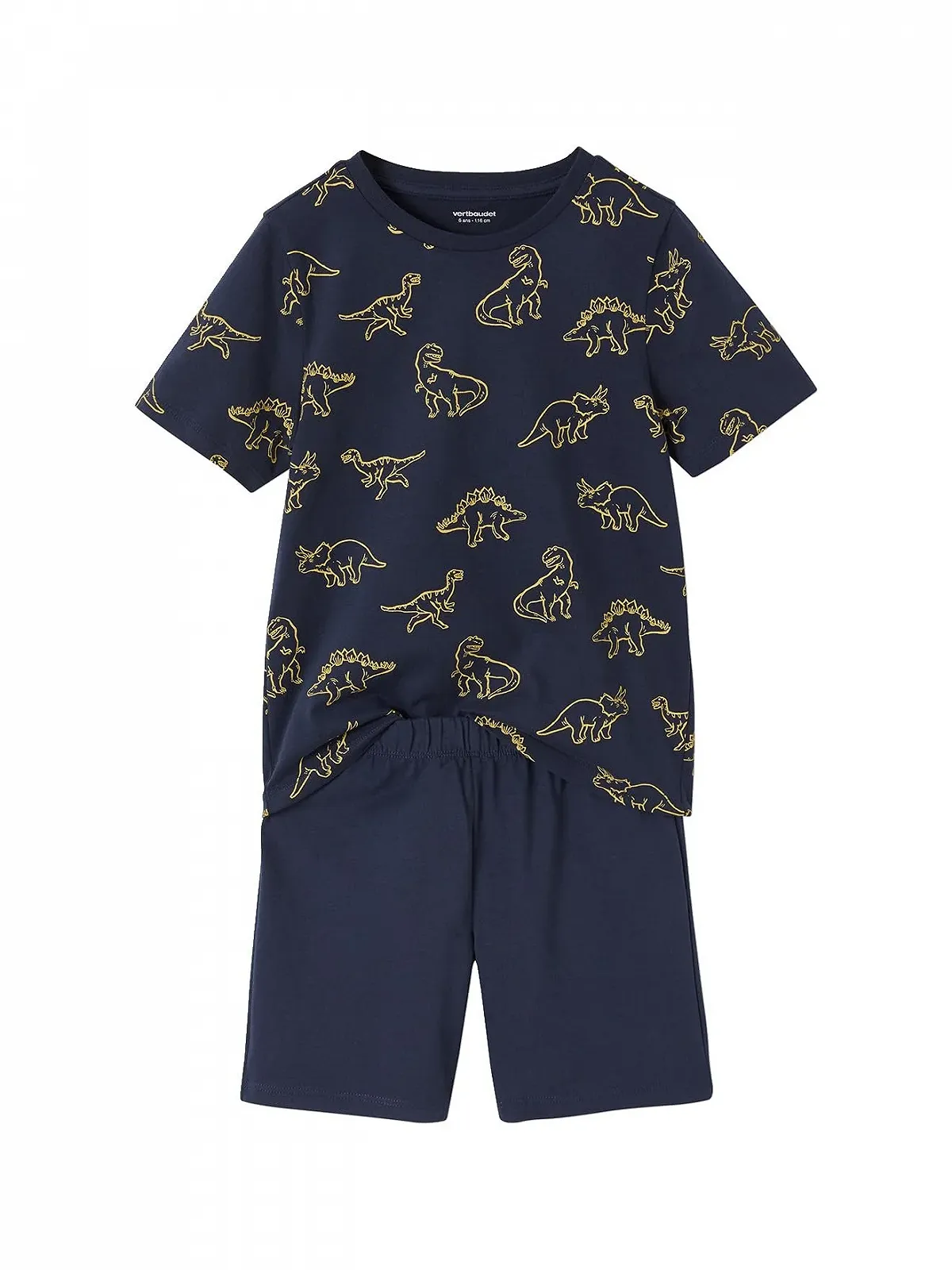 Комплект коротких піжам для хлопчиків (2 шт.) VERTBAUDET з динозаврами, фото №3 Комплект коротких піжам для хлопчиків (2 шт.) VERTBAUDET з динозаврами, фото №3