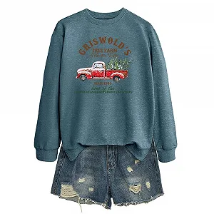 Женская Толстовка MLZHAN Griswold's Tree Farm Рождество Семья Графика Эстетичный synthetic.ua - Фото 1