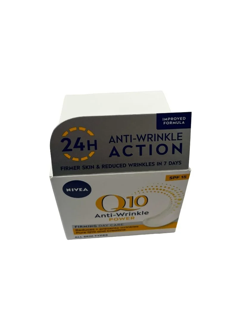 Денний крем NIVEA Q10 Power проти зморшок та для пружності SPF 15 50 мл, фото №2