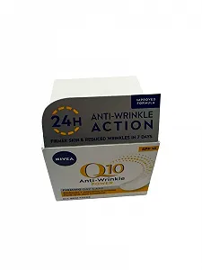 Денний крем NIVEA Q10 Power проти зморшок та для пружності SPF 15 50 мл synthetic.ua - Фото 1
