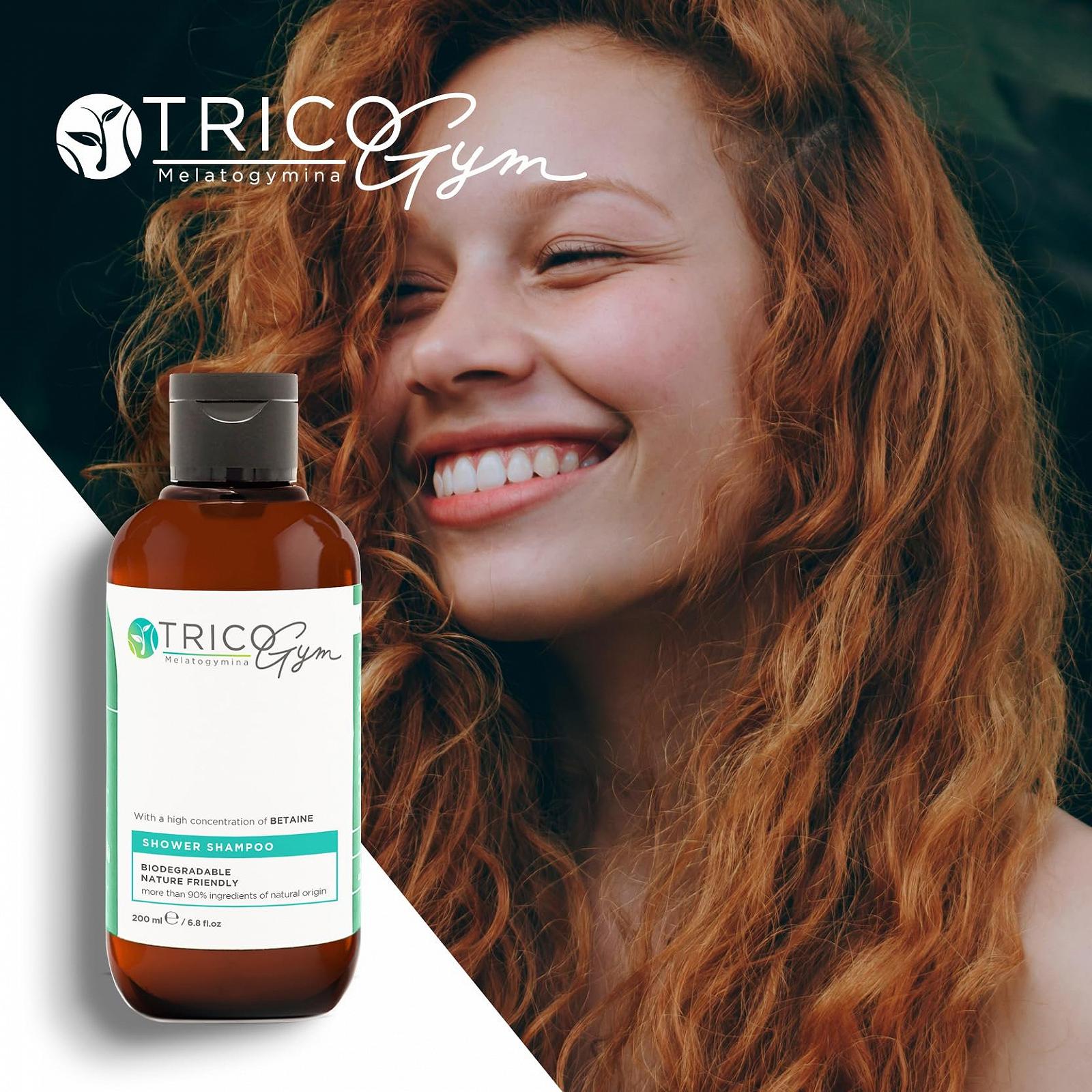 Піна-шампунь для душу Tricogym Biodegradable 2-in-1 200 мл Запатентована формула з Melatogymine Натуральні інгредієнти Без парабенів SLS/SLES Free Упаковка 100% переробна, фото №7 Піна-шампунь для душу Tricogym Biodegradable 2-in-1 200 мл Запатентована формула з Melatogymine Натуральні інгредієнти Без парабенів SLS/SLES Free Упаковка 100% переробна, фото №7