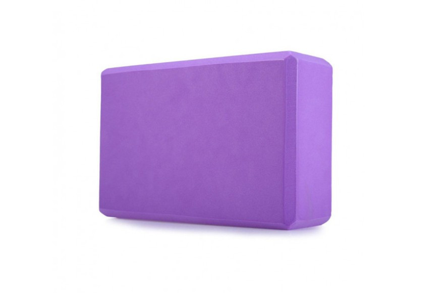 Блок для йоги Profi Фиолетовый MS, фото №1