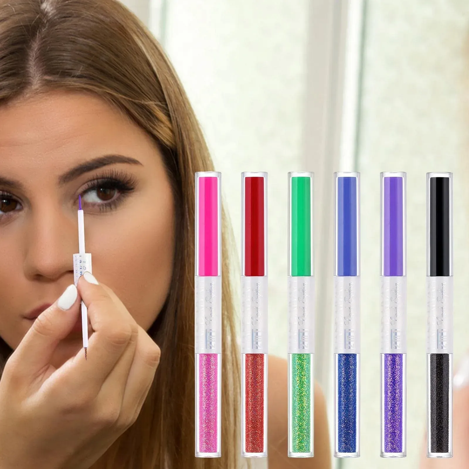 Кольорова Підводка для очей Rainbow, фото №3