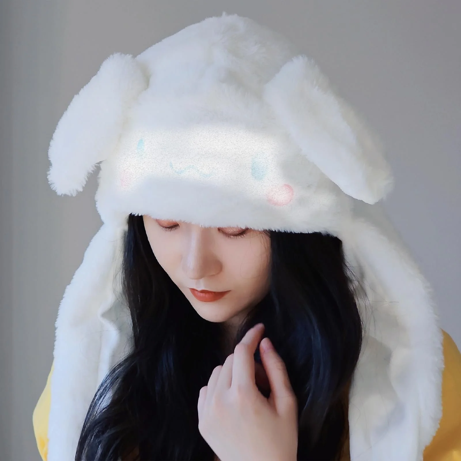 Шапка с двигающимися ушками, шапка-прыгун, фото №4 Шапка с двигающимися ушками, шапка-прыгун, фото №4