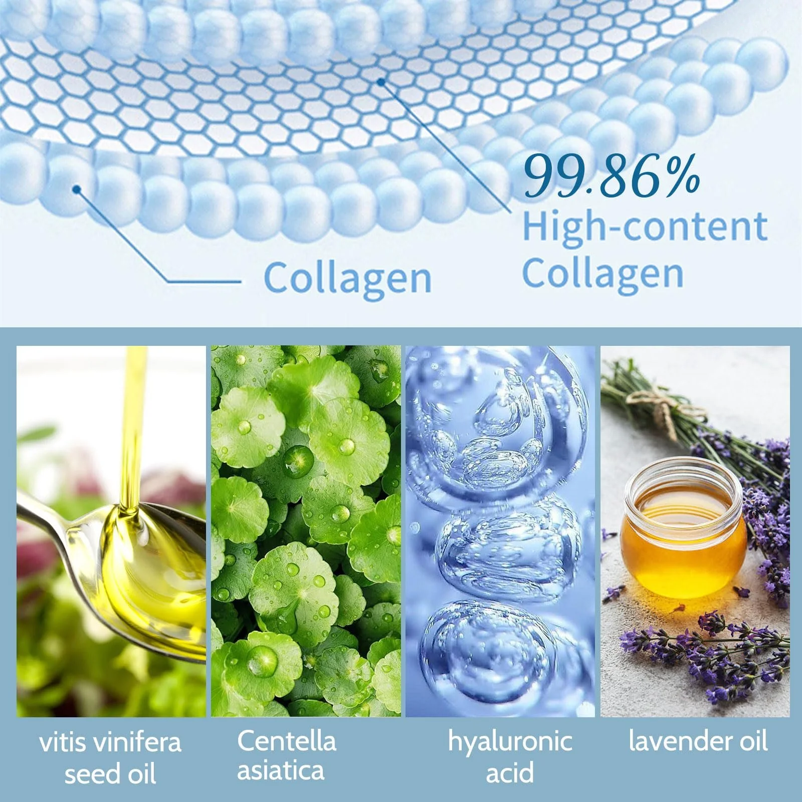 Патчі для чола Shefave, колагенова маска для обличчя, колагенова плівка, фото №6