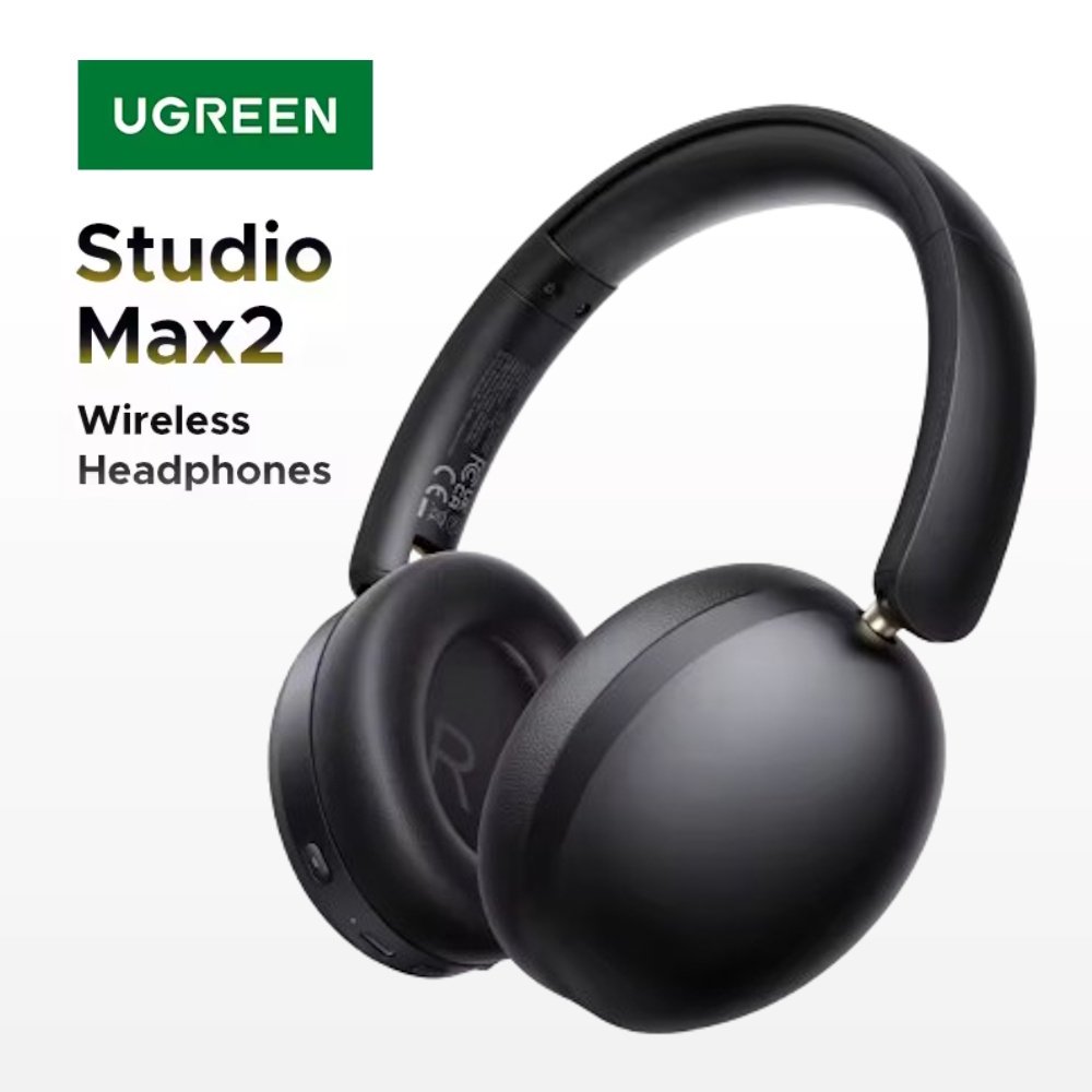 Навушники UGREEN Studio Max2 3xNoice Isolation -35dB BT5.4 80год Multipoint Black, фото №1 Навушники UGREEN Studio Max2 3xNoice Isolation -35dB BT5.4 80год Multipoint Black, фото №1