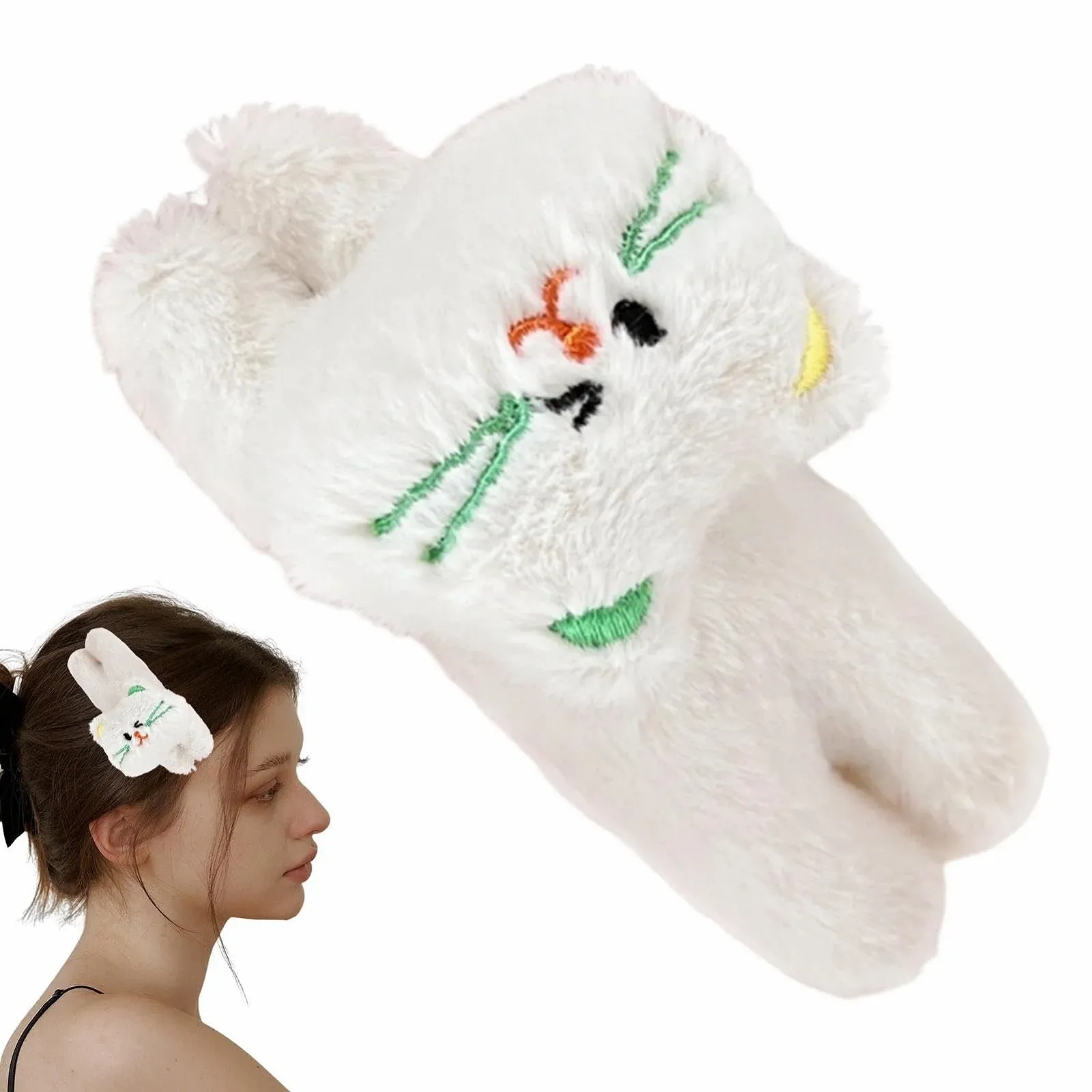 Заколка для волос плюшевая Кот, фото №1 Заколка для волос плюшевая Кот, фото №1