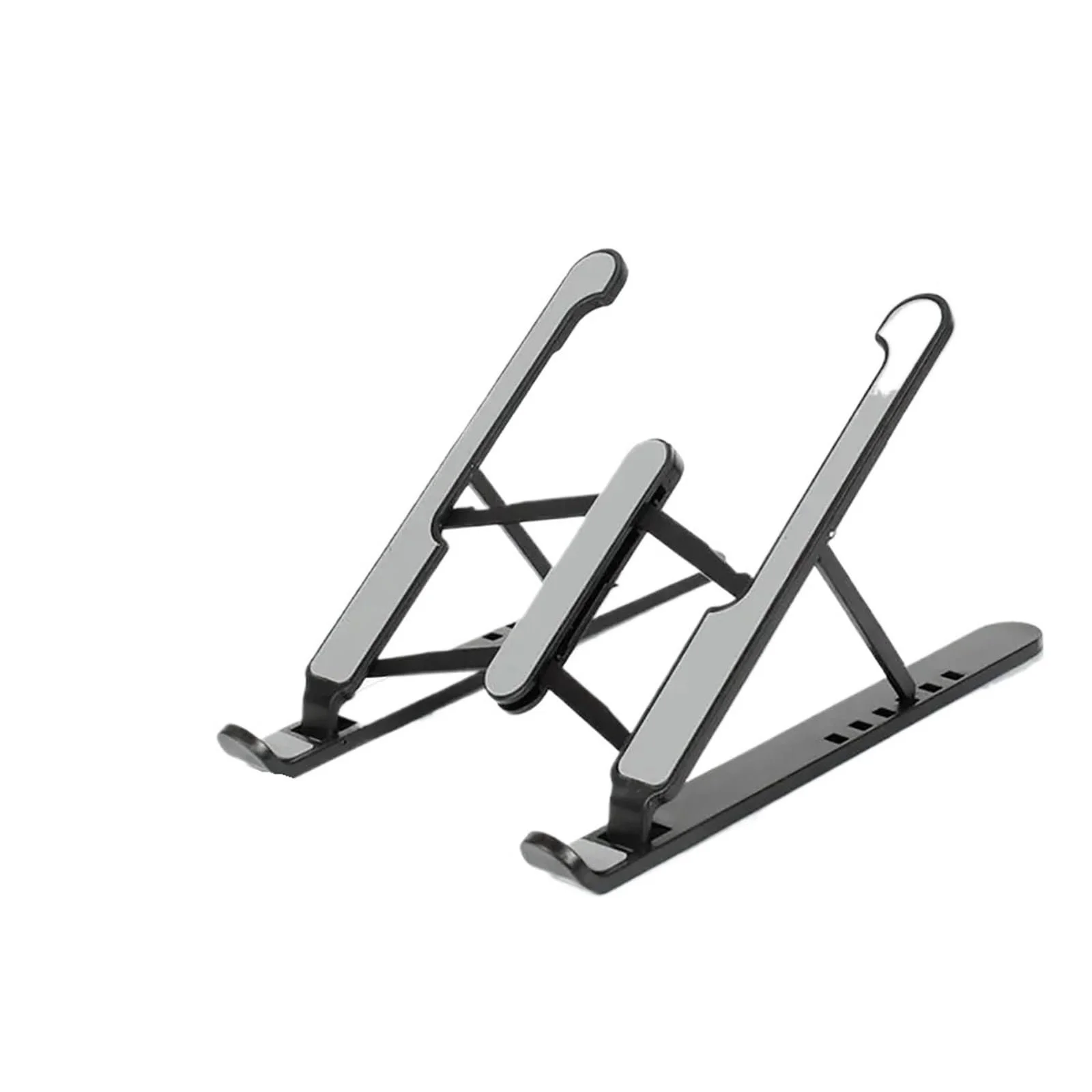 Складная подставка для ноутбука Регулируемая портативная подставка для ноутбука Опорная база Алюминиевый сплав Держатель Аксессуары для ноутбуков, фото №1