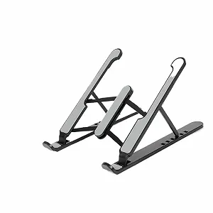 Складная подставка для ноутбука Регулируемая портативная подставка для ноутбука Опорная база Алюминиевый сплав Держатель Аксессуары для ноутбуков - Фото 1