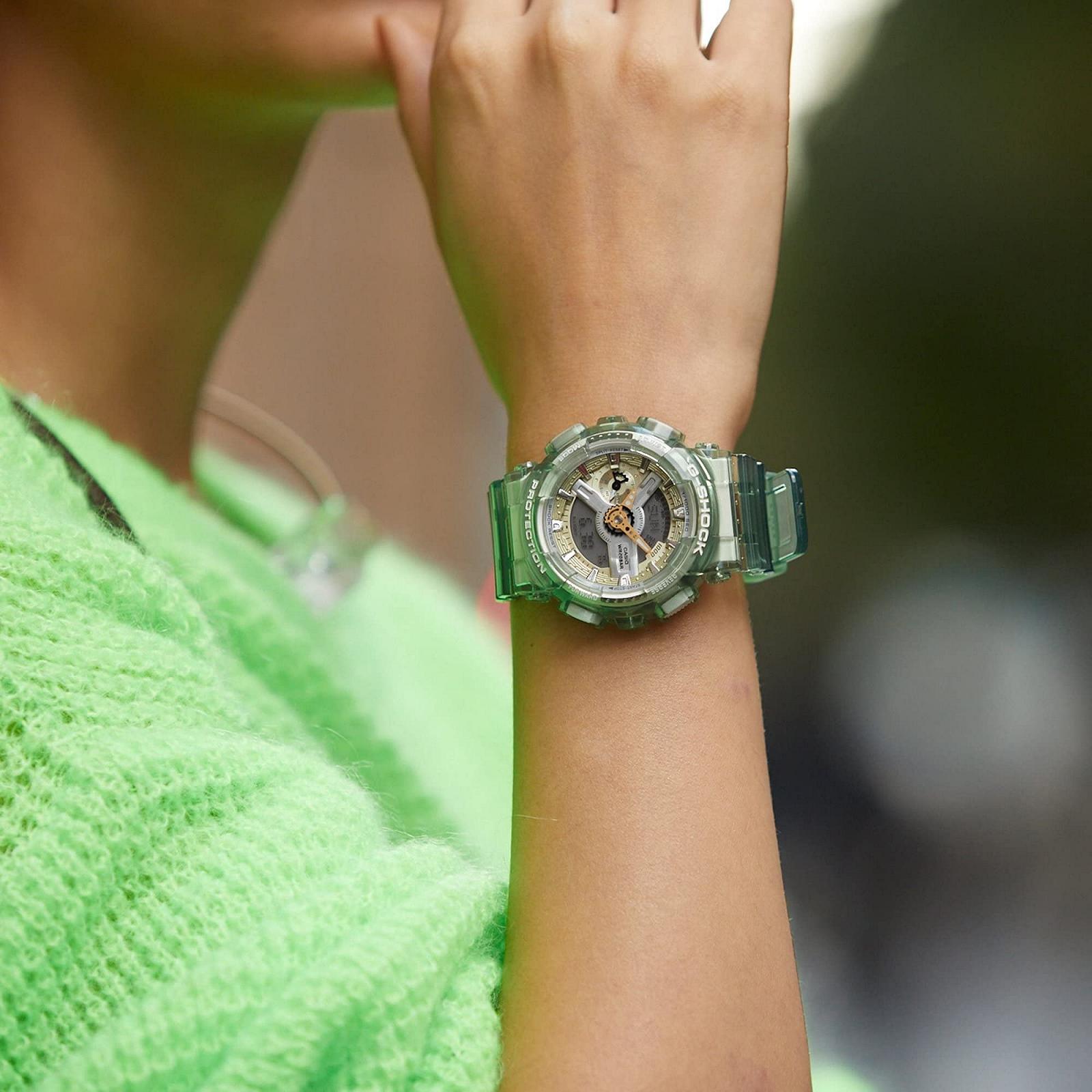 Годинник Casio G-SQUAD GMA-S110GS-3AER для дітей діаметр 46 мм прозорий, фото №6