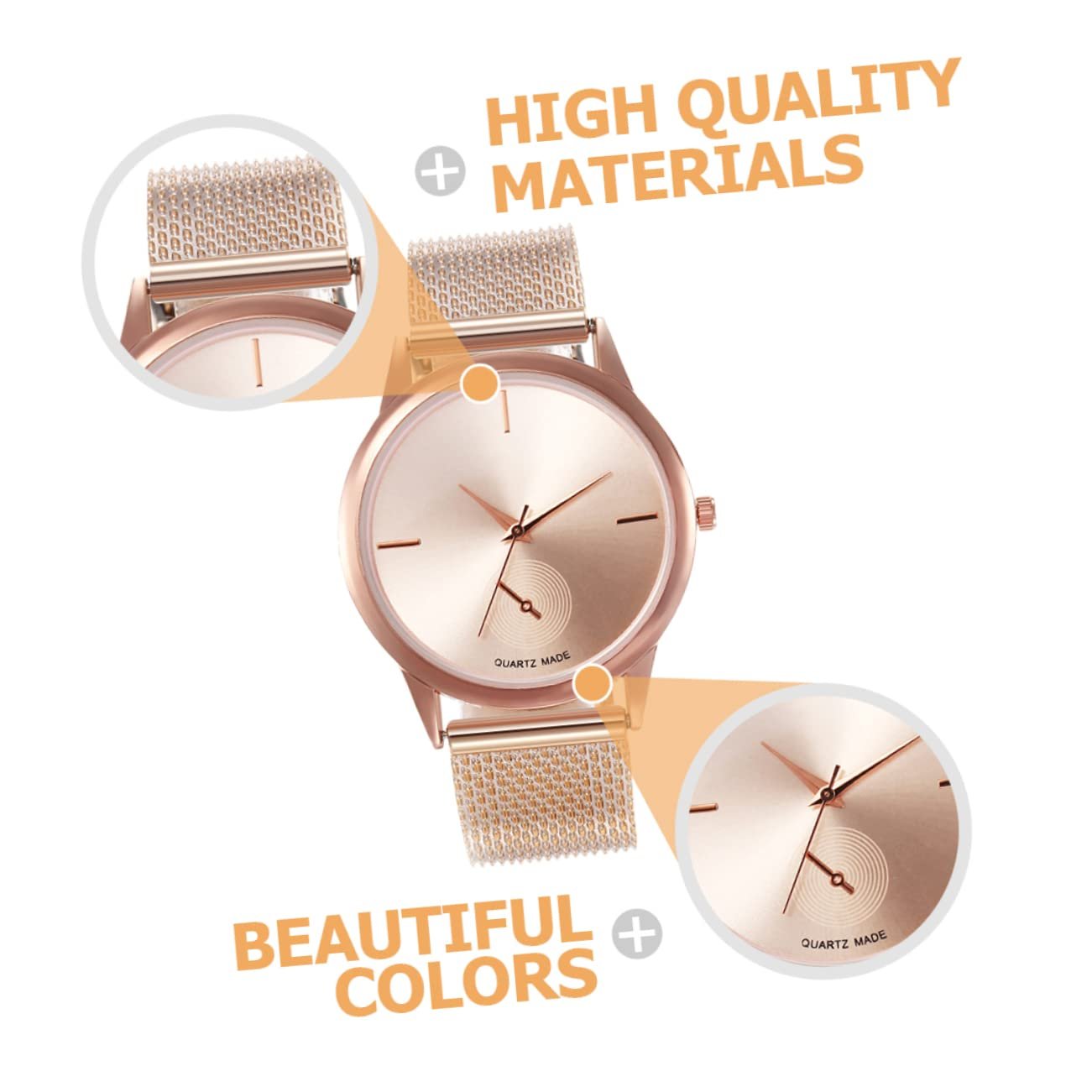 Часы кварцевые LIFKOME Женские Изящные Повседневные Деловые Часы для Девушек Ажурные Часы из Сплава Женские Часы Обычное Стеклянное Зеркало, золотой, Браслет, фото №5