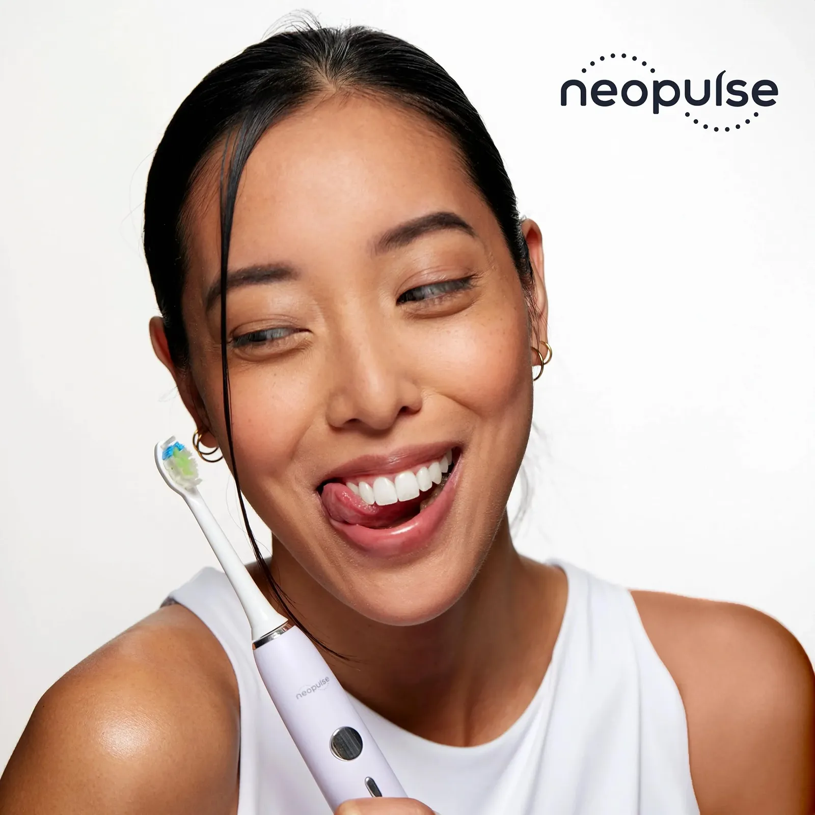 Звуковая электрическая зубная щетка Neosonic NEOPULSE 15 режимов Purple, фото №8