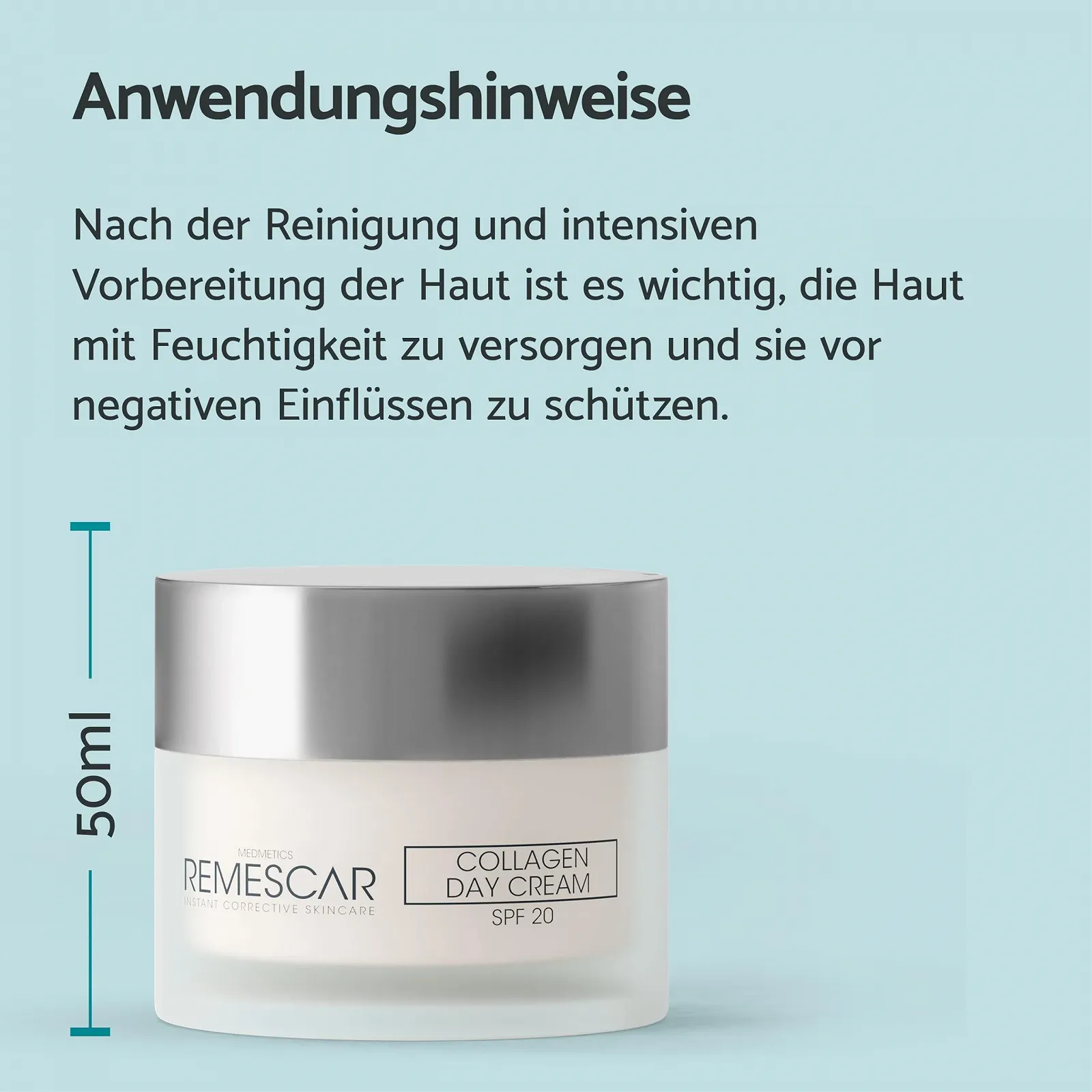 Денний крем Remescar Collagen SPF 20 омолоджувальний 50 мл, фото №3 Денний крем Remescar Collagen SPF 20 омолоджувальний 50 мл, фото №3