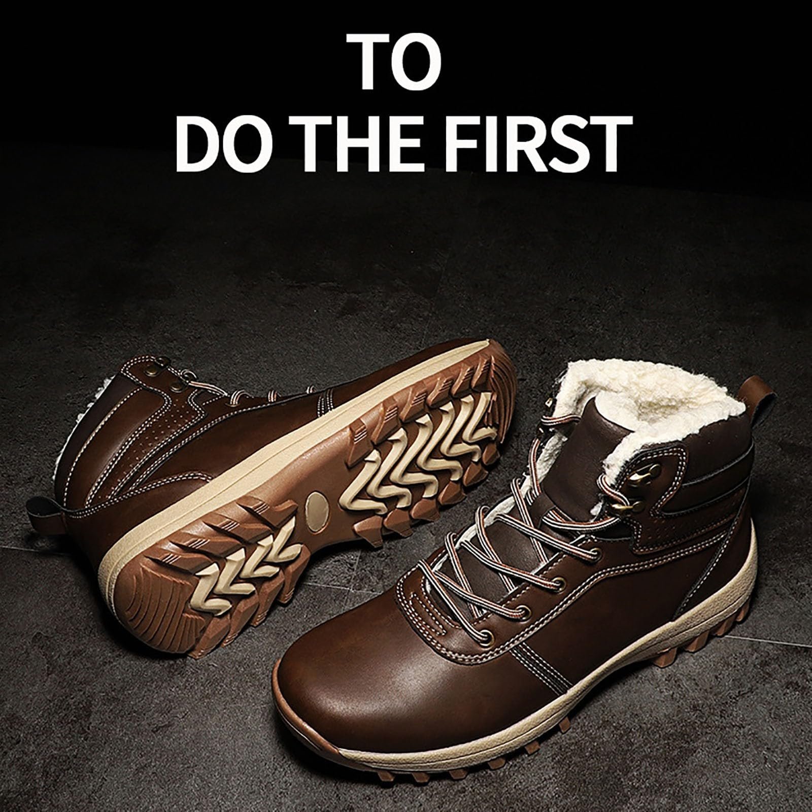 Мужские зимние ботинки Btruely Утепленные, фото №6