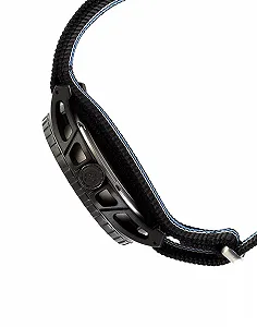 Часы кварцевые аналоговые мужские Traser 105545 черно-синие synthetic.ua - Фото 1