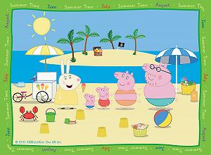 Пазл Ravensburger Peppa Pig Four Seasons 12, 16, 20, 24 елементи synthetic.ua - Фото 1