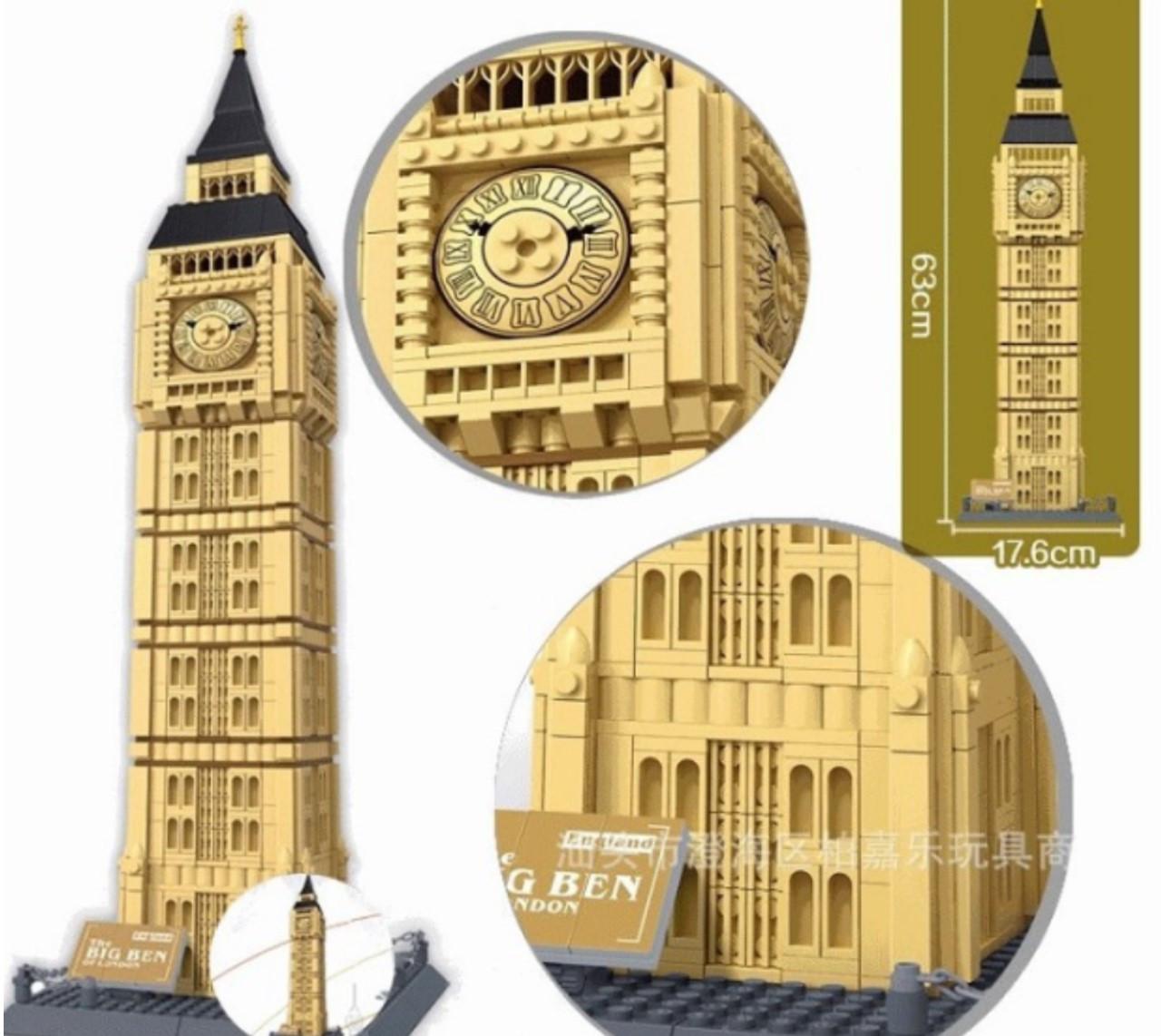 Конструктор Wange Біг-Бен Лондон Англія 5216, фото №4