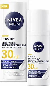 Захисний зволожувальний крем для обличчя Nivea Men Sensitive SPF 30 з комплексом VitaminPRO та антиоксидантами 50 мл - Фото 1