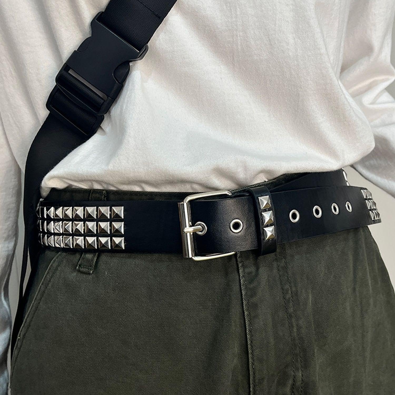 Ремінь LSYYSL Punk 2 шт, Модний ремінь, Декоративний, фото №4